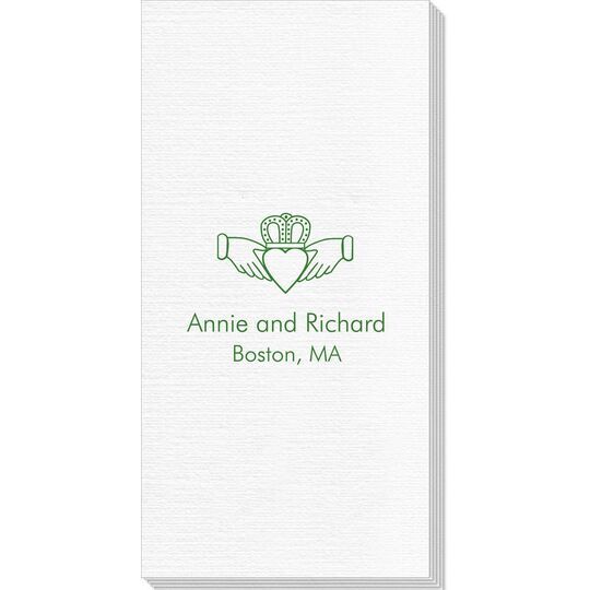 Traditional Irish Claddaugh Deville Guest Towels